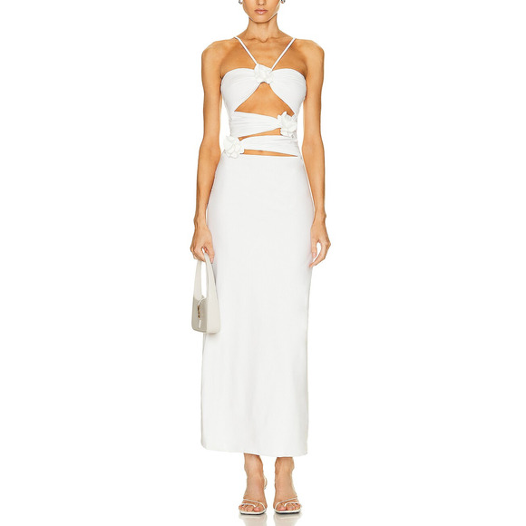 Maygel Coronel White Maxi Dress - Picture 1 of 5